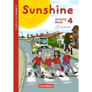 Sunshine 4. Sj. Activity Book mit Audio-CD/Minibildkarten