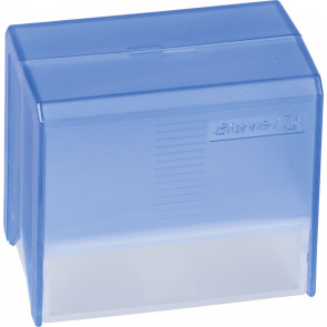Brunnen Karteikartenbox DIN A8 gefüllt blau transparent