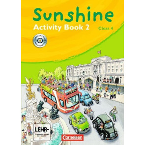 SUNSHINE 2/4. Sj./Activity Book mit CD-ROM/Allg. Ausgabe