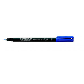 STAEDTLER Lumocolor Folienschreiber fein blau Wf 3183
