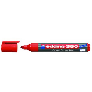 Edding Edding Board-Marker 360 Rot Rundspitze Cap Off 