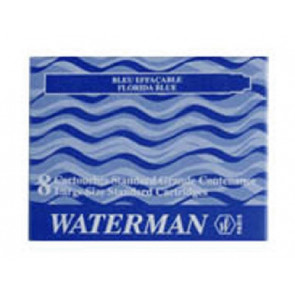 Waterman Tintenpatrone 8 Stück Floridablau 274010 