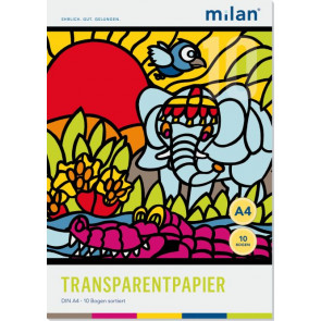 Milan Transparent-Papier 24X32Cm 10Bl Milan731 