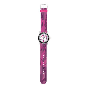 SCOUT Kinderuhr DIVER Pink Camouflage