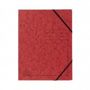 Falken Eckspanner Colorspan DIN A4 mit Gummizug rot
