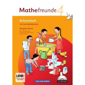 Mathefreunde 4. Sj. Arb./CD-ROM Nord
