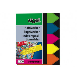 Sigel Haft-Marker 60X45Mm Pfeil 5-Farben Hn613 