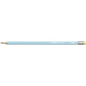 STABILO Bleistift mit Radierer -  pencil 160 - blau - HB