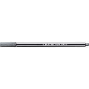 STABILO Premium Metallic-Filzstift -  Pen 68 metallic - silber