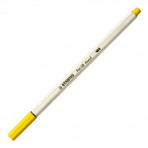 STABILO Filzstift mit Pinselspitze -  Pen 68 brush - gelb