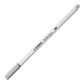 STABILO Filzstift mit Pinselspitze -  Pen 68 brush - mittelgrau