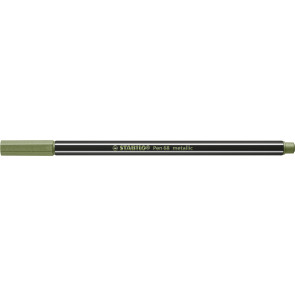Premium Metallic-Filzstift - STABILO Pen 68 metallic - Einzelstift - metallic hellgrün