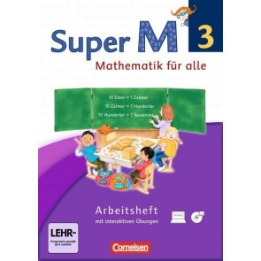 Super M 3. Sj. Arb./CD-ROM Westl. Bdl.Arbeitsheft mit CD-ROM