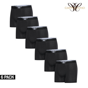 CAPPUCCINO ITALIA Underwear Boxer "black" 6-Pack 