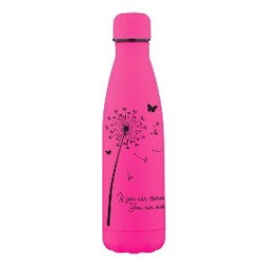 XANADOO Trinkflasche THE BOTTLE Neon "Pink Tattoo"