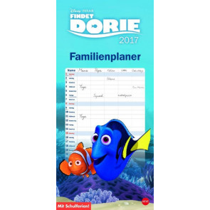 Familienplaner 2017 Disney Findet Dorie mit Schulferien