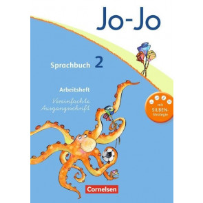 Jo-Jo Sprachbuch 2. Sj. Arbeitsheft in Vereinf. Ausgang