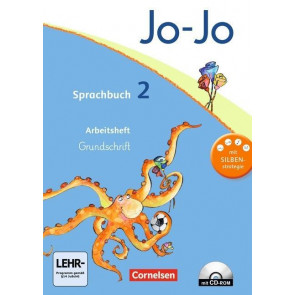 Jo-Jo Sprachbuch Allg. 2. Sj. Arb. GS mit CD-ROM