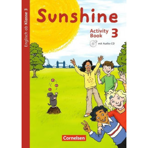 Sunshine 3. Sj. Activity Book mit Audio-CD, Minibildktn.