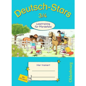 Deutsch-Stars 3./4. Sj. Lesetraining Themenheft: Pferde