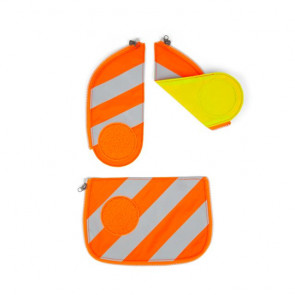 ERGOBAG Sicherheitsset 3-teilig Zip-Set mit Reflektorstreifen "Orange"