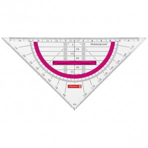 Brunnen Geometrie-Dreieck Colour Code 16 cm Pink