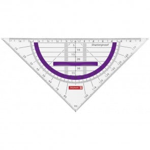 Brunnen Geometrie-Dreieck Colour Code 16 cm Purple