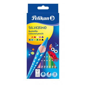PELIKAN Buntstifte Silverino dreieckig 12 Farben in der verpackung