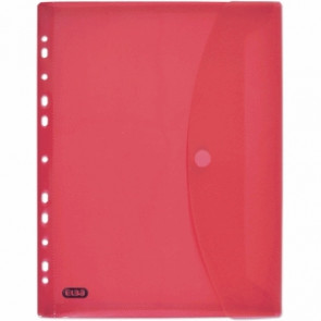 ELBA Sammelmappe A4 abheftbar mit Klettverschluss verschiedene Farben