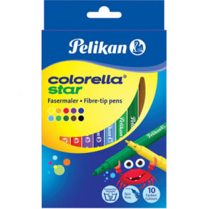 Pelikan Fasermaler Colorella® star fein C302 mit 10 Farben 
