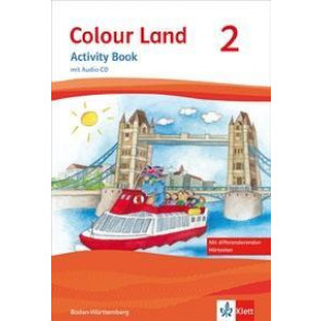 Colour Land ab Kl. 1/Activity Book  m. CD 2. Sj.