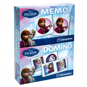CLEMENTONI Disney Frozen - 2 in 1 Set Memo/Domino