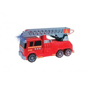 HAPPY PEOPLE Spielzeug Feuerwehrauto 38 cm mit Licht, Wasser und Sound