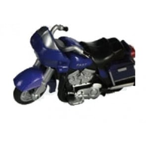 Kunststoff-Motorrad Hi Speed mit Friktionsmotor Lila