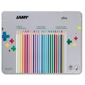 LAMY plus 24er-Set-Metallbox Farbstifte