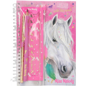 Miss Melody Notizbuch mit Schreibset Pony Pferd 8942