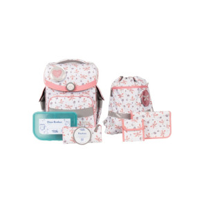 SCHOOL-MOOD Schulranzen Set Timeless Air+ 7-teilig Dragonfly (Nordic Collection) 