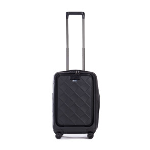 STRATIC Hartschalen-Koffer S (mit Vortasche) LEATHER&MORE matt black