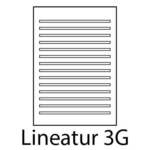 Schulhefte Lineatur 3G liniert