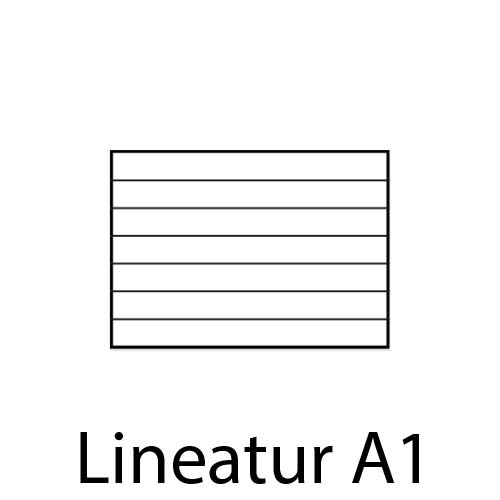 Schulhefte Lineatur A1 liniert